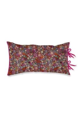 Pip Studio Pip Studio Tutti i Fiori Sierkussen Donkerrood 35x60 cm
