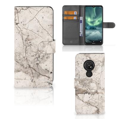 Nokia 7.2 | Nokia 6.2 | Bookcase | Marmer Beige