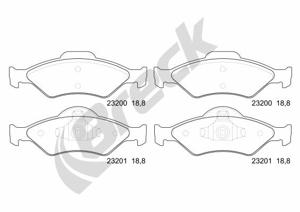 Breck Remblokset 23200 00 702 00