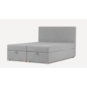 by fonQ Ora Boxspring met Relaxfunctie 160 x 200 cm - Grijs