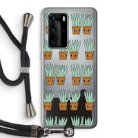 Sansevieria: Huawei P40 Pro Transparant Hoesje met koord