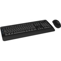 Microsoft Wireless Desktop 3050 toetsenbord Inclusief muis RF draadloos + USB QWERTY US International Zwart - thumbnail
