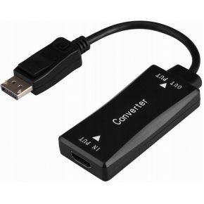Gembird Actieve 4K HDMI (v) naar DisplayPort (m) adapterkabel, zwart