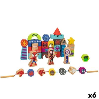 Bouwspel Spidey 33 Onderdelen (6 Stuks)