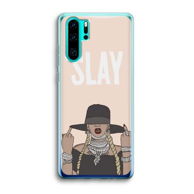 Slay All Day: Huawei P30 Pro Transparant Hoesje