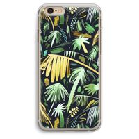 Tropical Palms Dark: iPhone 6 Plus / 6S Plus Transparant Hoesje