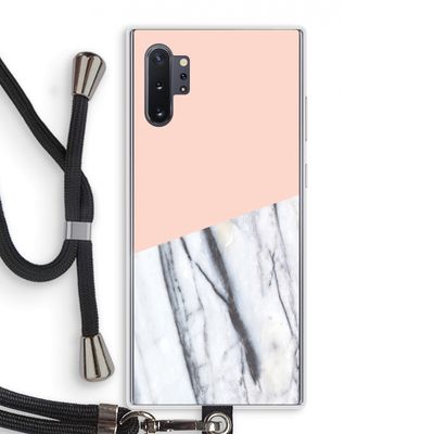 A touch of peach: Samsung Galaxy Note 10 Plus Transparant Hoesje met koord