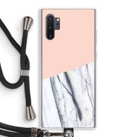 A touch of peach: Samsung Galaxy Note 10 Plus Transparant Hoesje met koord