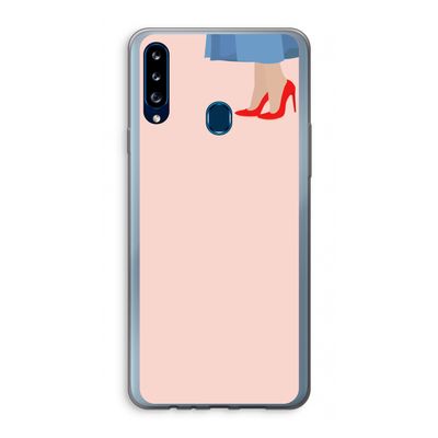 High heels: Samsung Galaxy A20s Transparant Hoesje