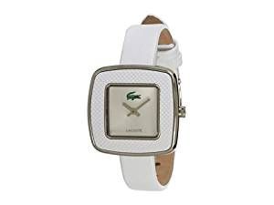 Lacoste horlogeband 2000748 / LC-65-3-29-2392 Leder Wit 12mm