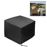 Outdoor anti-UV waterdicht stof-proof 210D Oxford doek vouwen tafel stoelen beschermende tas meubilair set cover grootte: 308x138x98cm (zwart)