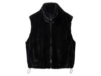 esmara Pluche dames bodywarmer (Zwart, L (44/46))