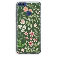 Botanical green sweet flower heaven: Huawei P Smart (2018) Transparant Hoesje