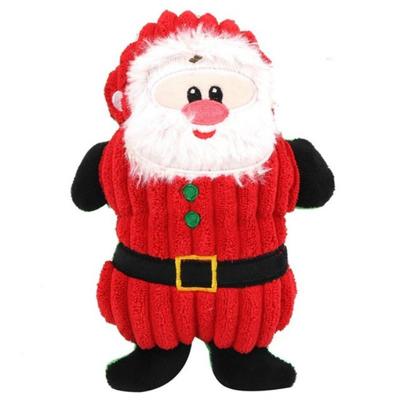 WJ084 Christmas Santa Claus huisdier hond speelgoed Chew squeaker huisdier pluche speelgoed (Santa Claus)