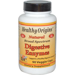Healthy Origins, Digestive Enzymes, Broad Spectrum, 90 Veggie Caps
