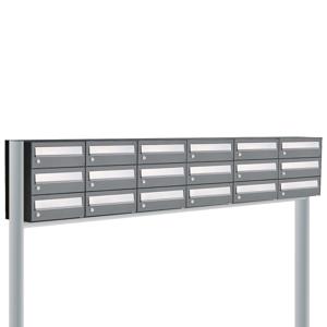 Allux Hive Set 6-Breed, 3-Hoog Op Statief Antraciet - 40030065_6x3s