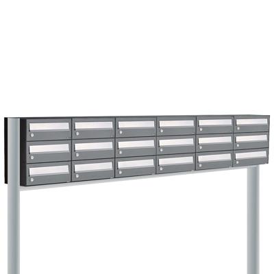 Allux Hive Set 6-Breed, 3-Hoog Op Statief Antraciet - 40030065_6x3s