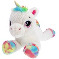 Pluchiez pluche unicorn wit liggend 80 cm