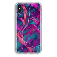 Pink Clouds: iPhone XS Transparant Hoesje - thumbnail