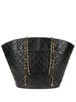 CHANEL Pre-Owned sac porté épaule à forme trapèze - Noir