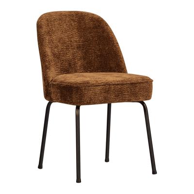 WOOOD Eetkamerstoel 'Vogue' Chenille, kleur Middenbruin