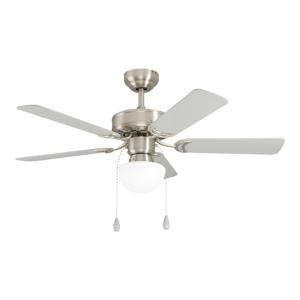Eglo Plafondventilator lampCadiz E27 106cm RVS - 35074
