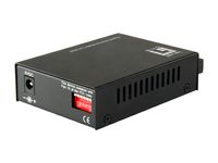 LevelOne GVT-2002 netwerk media converter 1000 Mbit/s 1310 nm Single-mode Zwart - thumbnail
