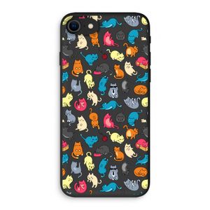 Kleurrijke katten: iPhone 7 Biologisch afbreekbaar hoesje