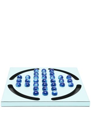 Pinetti jeu de billes en cuir - Bleu