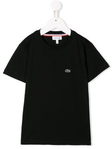 Lacoste Kids t-shirt à logo brodé - Noir