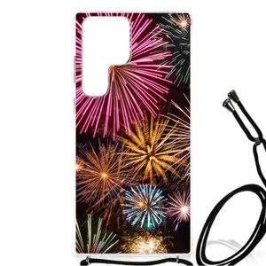 Samsung Galaxy S23 Ultra Anti Shock Bumper Case Vuurwerk