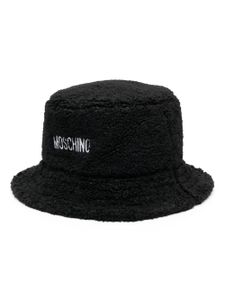 Moschino bob à logo brodé - Noir