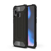 Magic Armor TPU + PC combinatie geval voor Galaxy A40 (zwart)