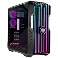 Cooler Master HAF 700 EVO Full Tower PC-behuizing Grijs Stoffilter, 2 voorgeïnstalleerde LED-ventilators, Zijvenster, Geïntegreerde verlichting