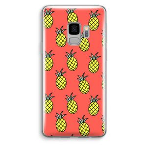 Ananas: Samsung Galaxy S9 Transparant Hoesje