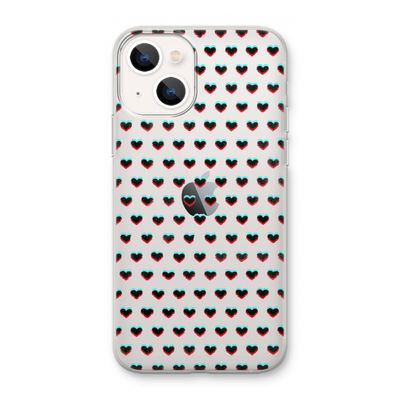 Hartjes: iPhone 13 mini Transparant Hoesje