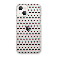 Hartjes: iPhone 13 mini Transparant Hoesje