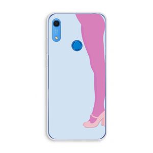 Pink panty: Huawei Y6s Transparant Hoesje