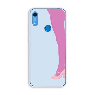 Pink panty: Huawei Y6s Transparant Hoesje