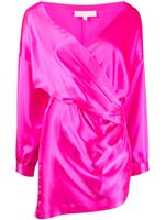 Michelle Mason robe courte à détails drapés - Rose