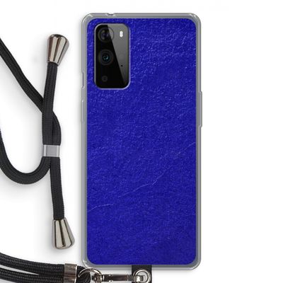 Majorelle Blue: OnePlus 9 Pro Transparant Hoesje met koord