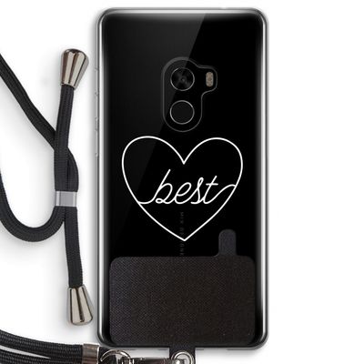 Best heart pastel: Xiaomi Mi Mix 2 Transparant Hoesje met koord