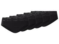 esmara Set van 5 dames hipsters (Zwart, S (36/38))