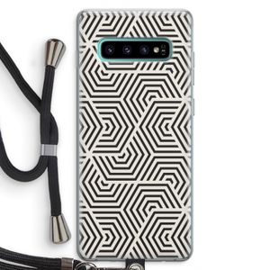 Magic pattern: Samsung Galaxy S10 Plus Transparant Hoesje met koord