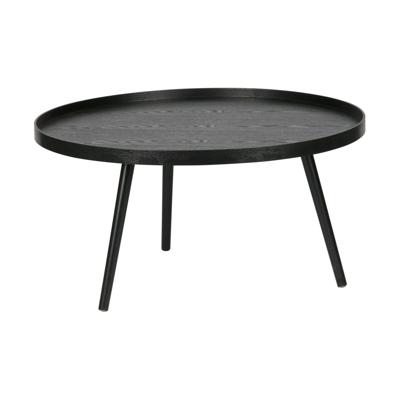 Woood Mesa bijzettafel Ø78 cm Zwart