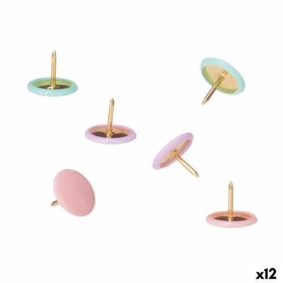 Punaises Pincello 654 Multicolour Metaal (12 Stuks)