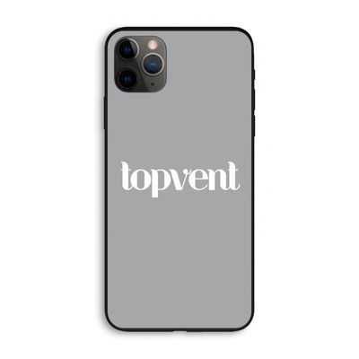 Topvent Grijs Wit: iPhone 11 Pro Max Biologisch afbreekbaar hoesje