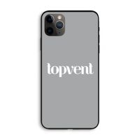 Topvent Grijs Wit: iPhone 11 Pro Max Biologisch afbreekbaar hoesje