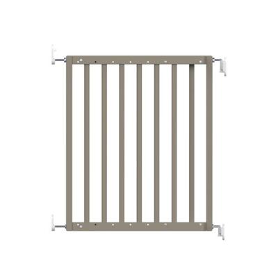 Geuther | Maya veiligheidshekje | Houten Uitschuifbaar Traphekje | Schroefhekje met Boren | Veiligheidshekje met Muurbevestiging | Taupe | Van 63.5 tot 105.5cm