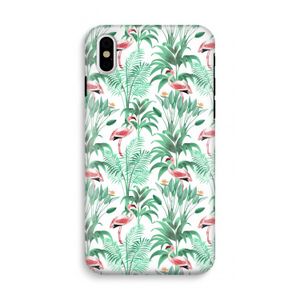 Flamingo bladeren: iPhone XS Tough Case